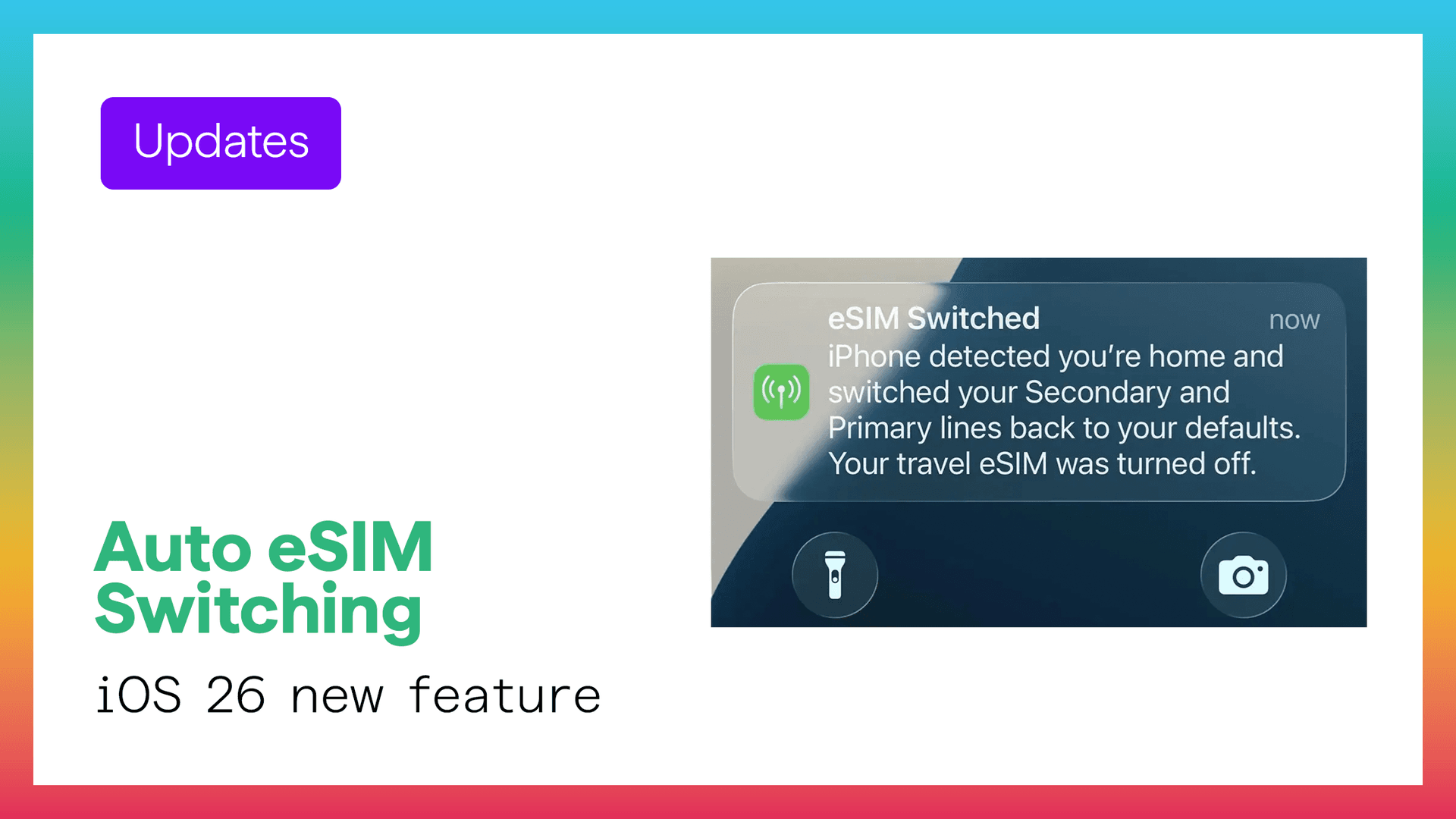 iOS 26 auto eSIM switching explained iOS 26 auto eSIM switching explained