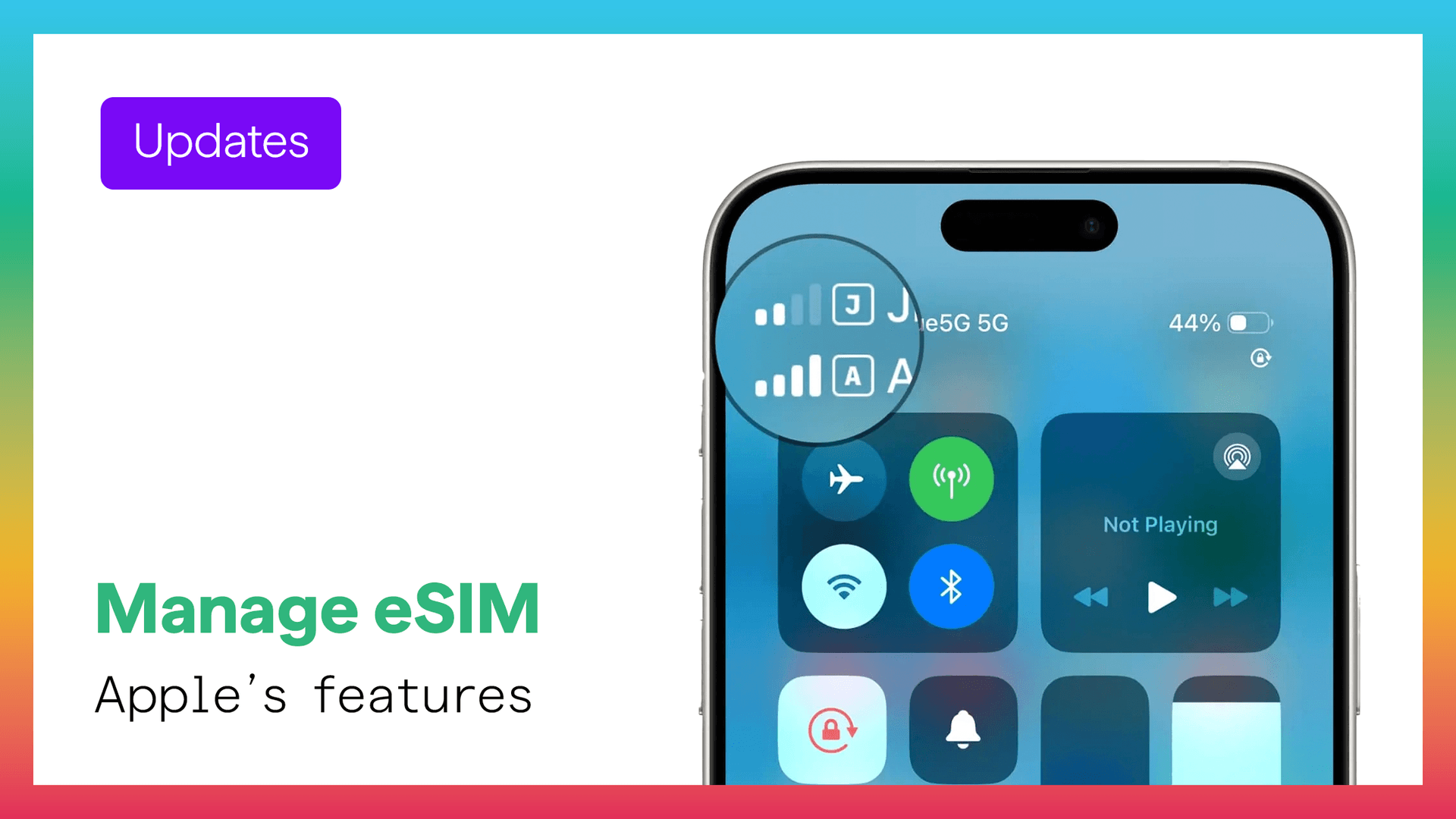Manage eSIM settings easily on iPhone Manage eSIM settings easily on iPhone